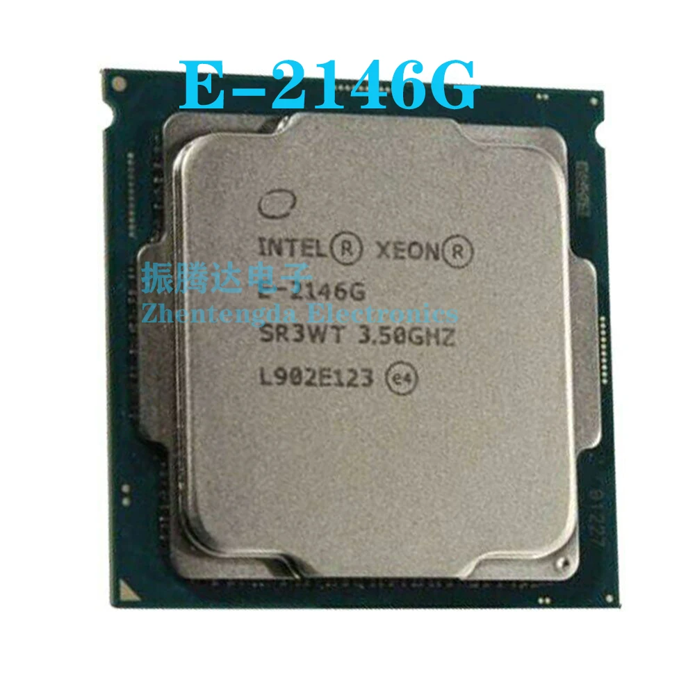 Intel Ксеон E 2146G Процессор 3 5 GHz 12MB 6 Core 12 нить LGA 1151 процессор|Интегральные схемы| |