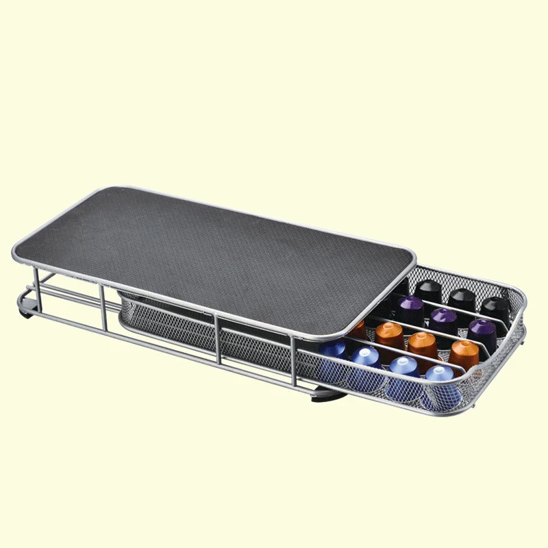 Exquisite Coffee Capsules Organizer Practical Pod Holder Storage Drawer for 40pcs Nespresso | Дом и сад