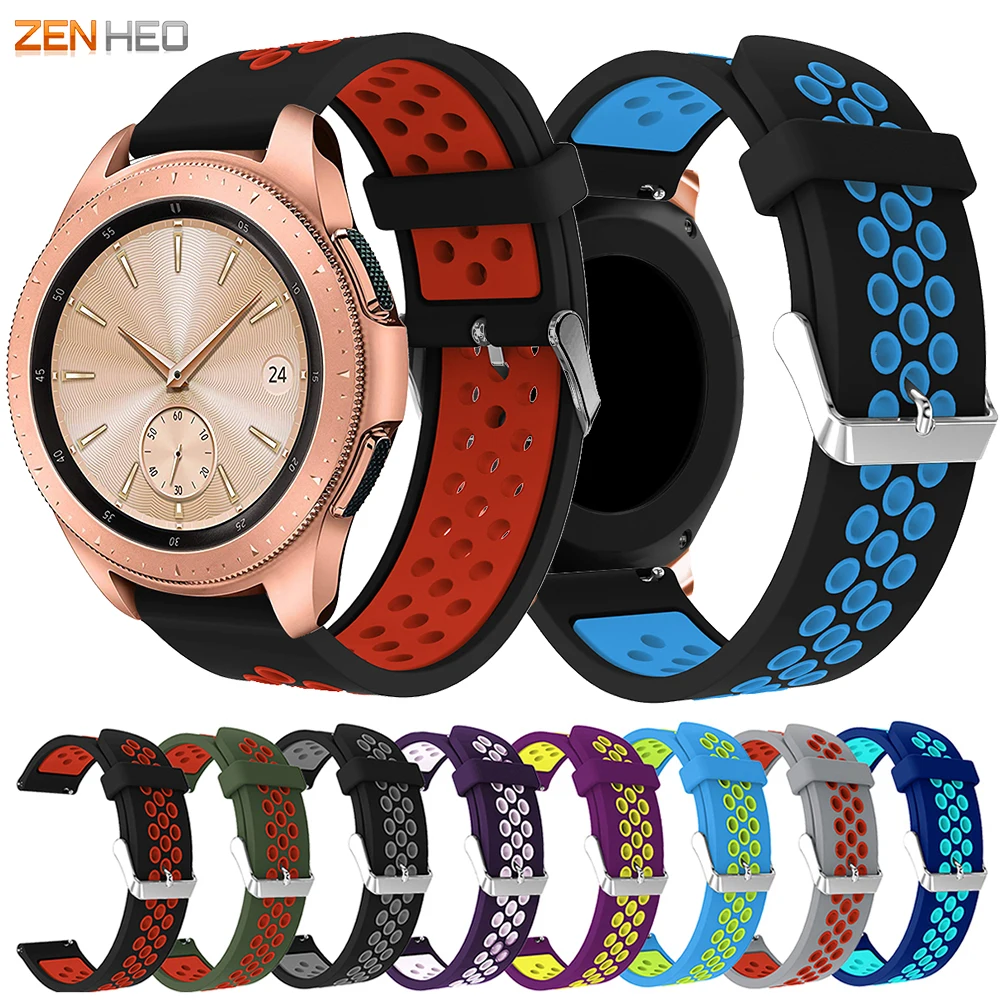 

Силиконовый ремешок для часов Samsung Galaxy Watch 42 мм/Galaxy Watch 3 41 мм, сменный ремешок для часов Huawei Watch GT2 42 мм