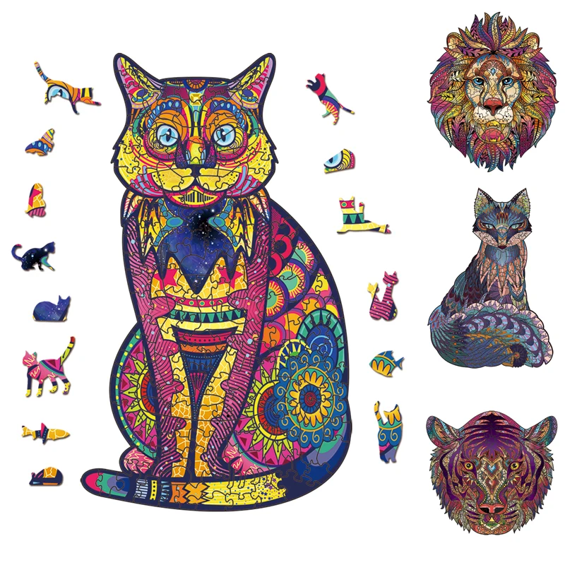 Одежда высшего качества 3D Jigsaw деревянные головоломки каждое изделие выполнено в