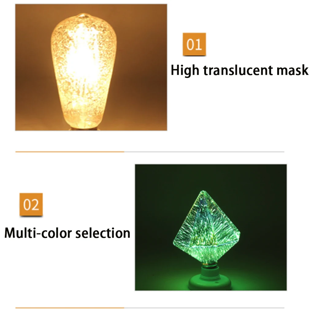 Праздничные цветные настольные лампы с эффектом фейерверка на Хэллоуин лампа