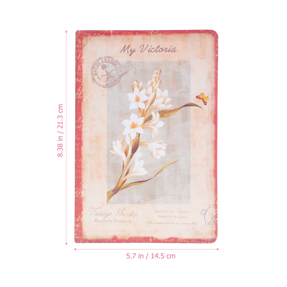 

1Pc Delicate Paper Notebook Practical Students Notebook Notepad with Cloth Cover