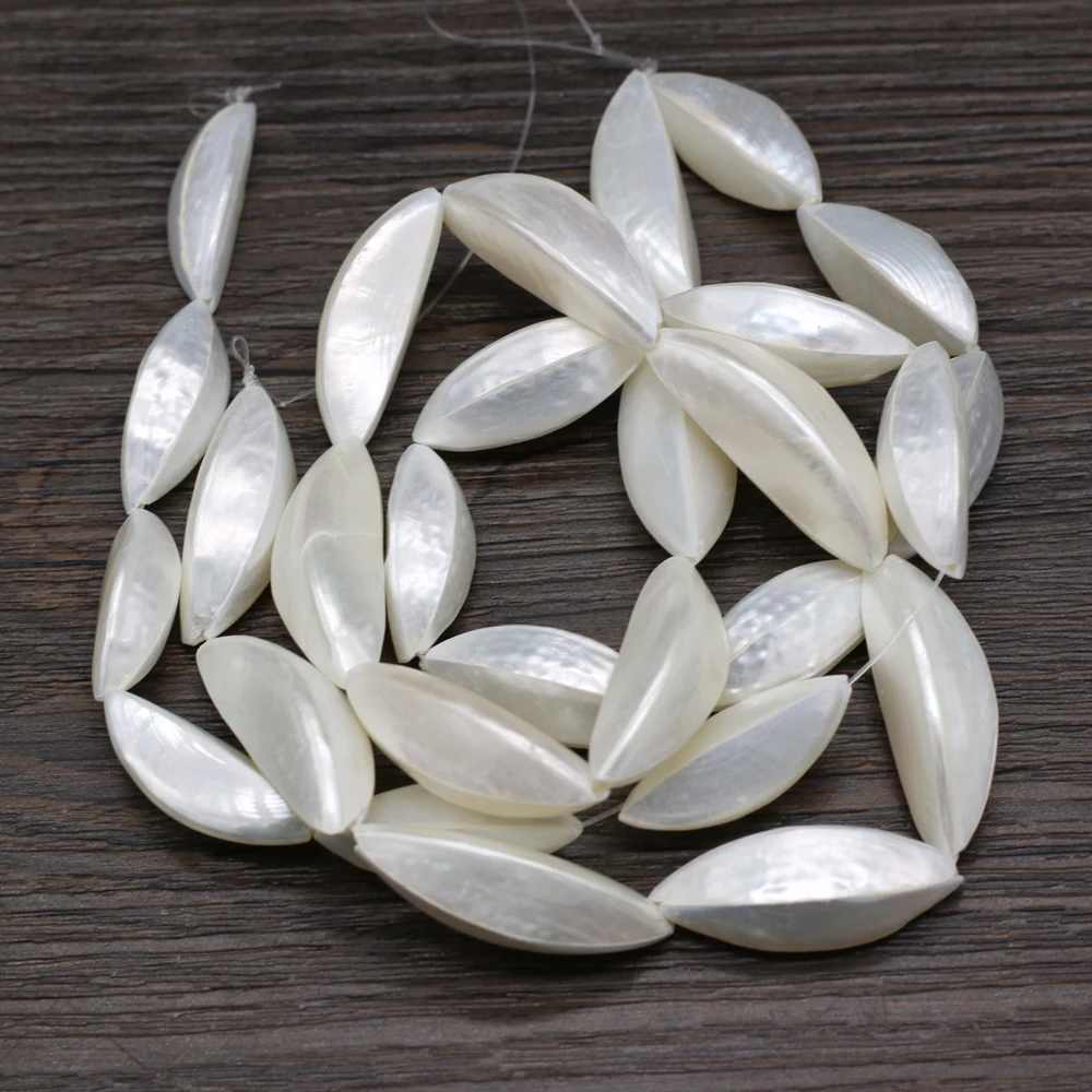 

Natural White Sea Shell Beaded Irregular Loose Spacer Beads for Women Handmade DIY Necklace Bracelet Jewelry Making Findings