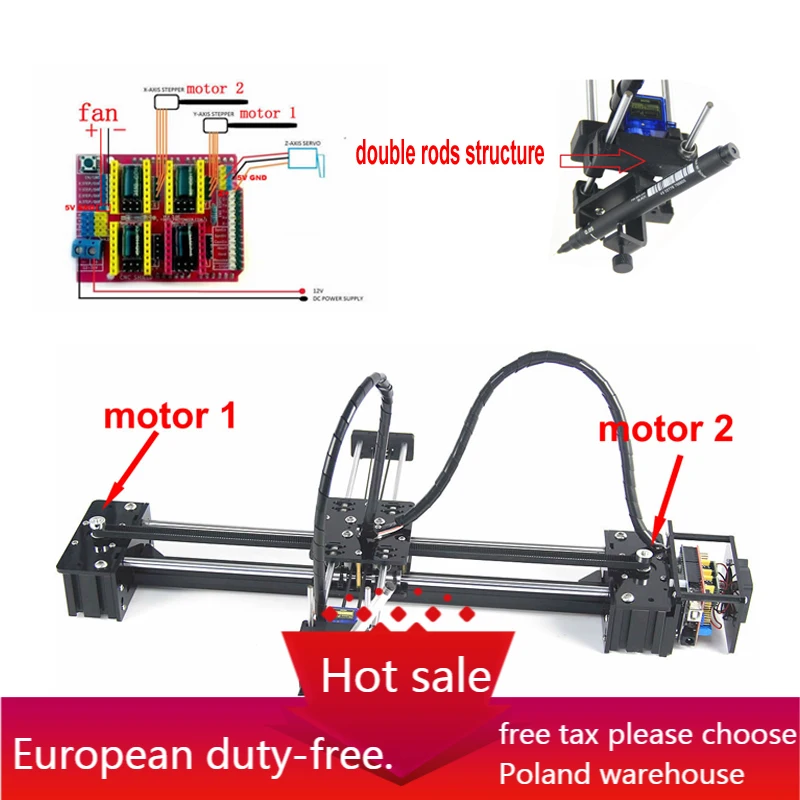 CNC V3 щит игрушки DIY LY drawbot ручка надпись corexy XY плоттер Рисование робот машина для