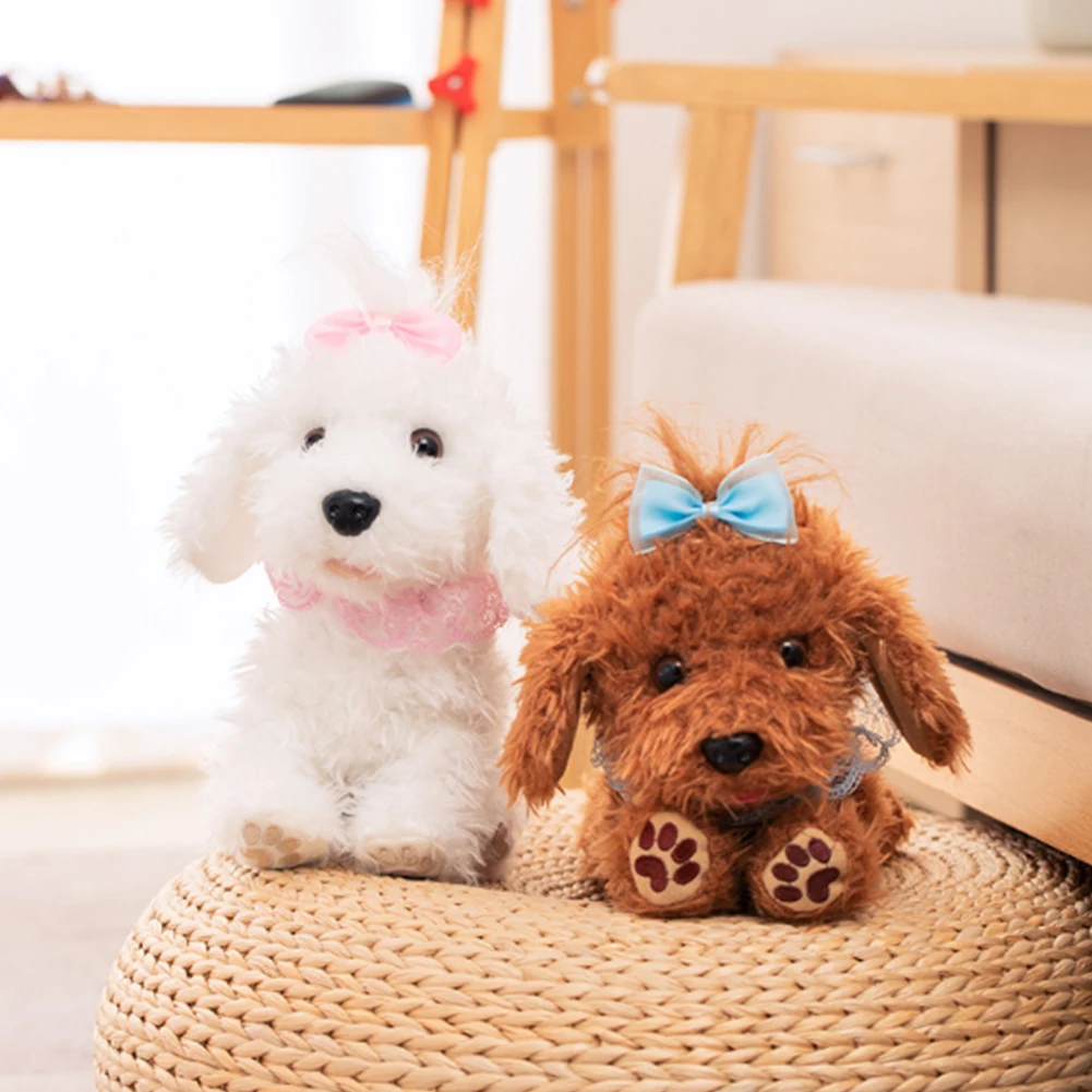 

8 Movements Adjustable Volume Birthday Gift Educational For Kids Plush Toy Teddy Dog Simulation Smart Remote Control Electronic