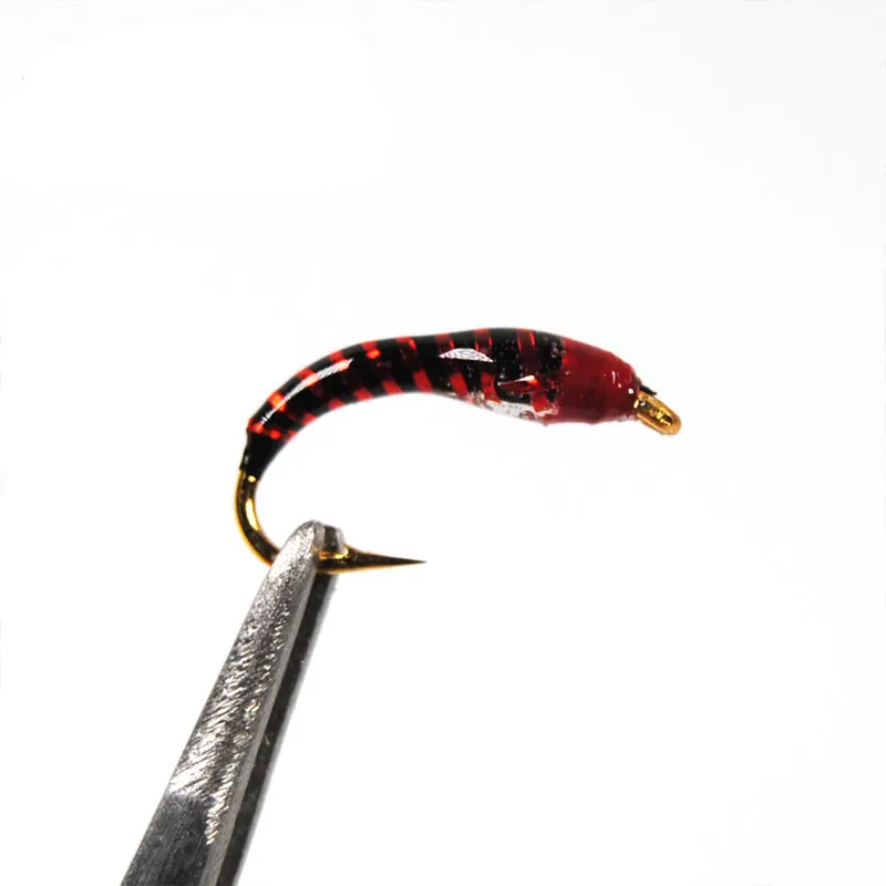 Wifreo 20PCS Assorted Epoxy Nymph Flies Midge Hegene Trout White Fish Fishing Bait Artificial Lures Size #12 #14 #16