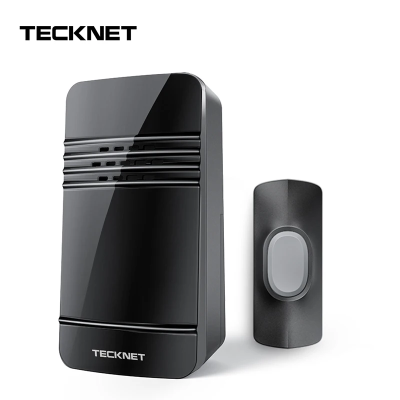 TeckNet Противоугонный дверной звонок беспроводной умный дверной звонок 32 Chime домашний дверной звонок IP44 водонепроницаемый 5 уровней Регулируемый громкость звонок