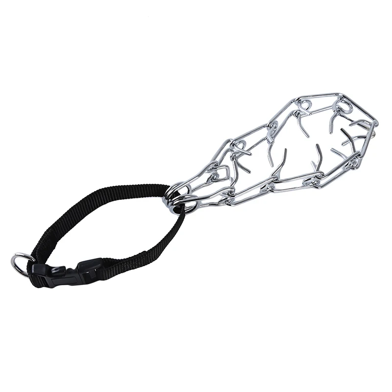 

Pit Bull German Shepherd Training Metal Gear Prong Dog Collar with Quick Release Snap Buckle Pet Collar S M L