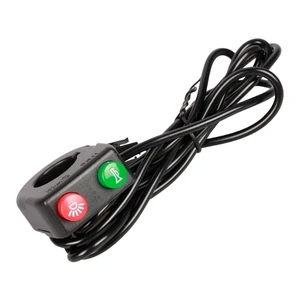 E-Bike 2 In 1 Switch Universal Electric Scooter Bicycle Handlebar Turn Signal Light Headlight Horn Button Control Switch Parts