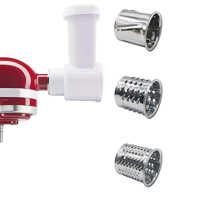 

Kitchenaid Stand Mixer for Vegetable Slicer / Shredder Grater Attachment Slicing Shredding Light Portable Kitchenaid Accessories
