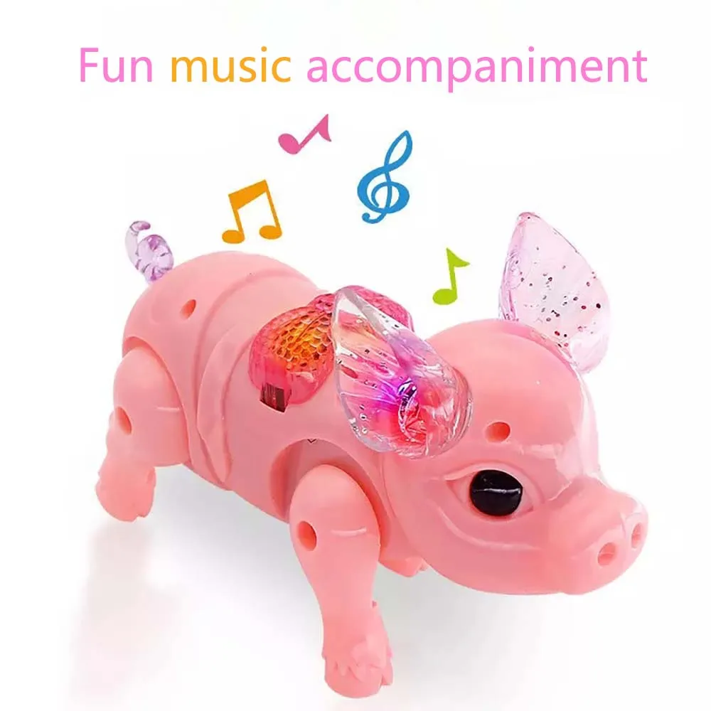 Детские Новые экзотические игрушки Электрический поводок милые свинки будут
