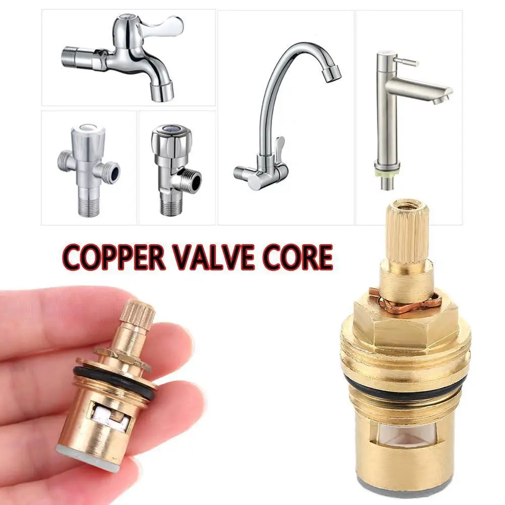 

Universal Replacement Tap Valves Brass Ceramic Disc Quarter Cartridges Gland Tool Turn Insert 20 Teeth Valve Tap Faucet Bat K4B5