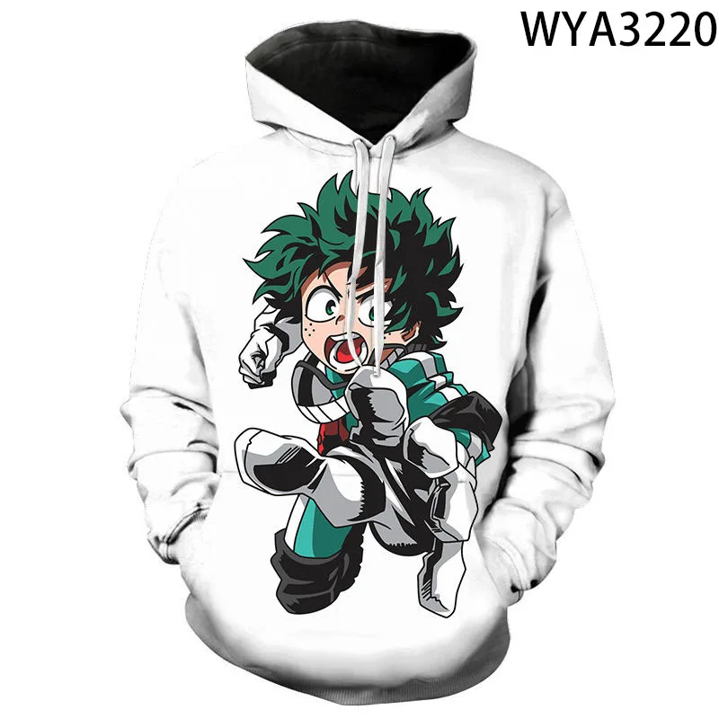 

New Hoodies My Hero Academia Boku No Hero Academia Men Women Children 3D Printed Streetwear Sweatshirts Boy Girl Kids Tops