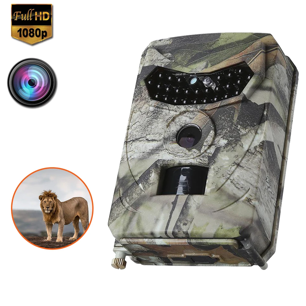 Инфракрасная камера ночного видения 12MP 1080P для животных|Комнатный монитор| |