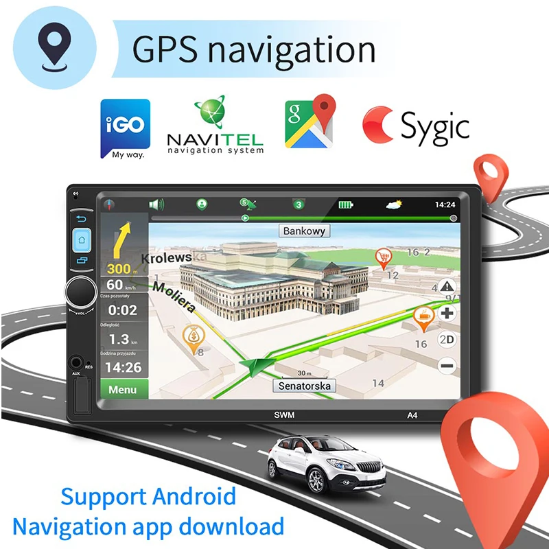 7 дюймов HD Сенсорный экран постоянной ёмкости универсальный конденсатор Экран