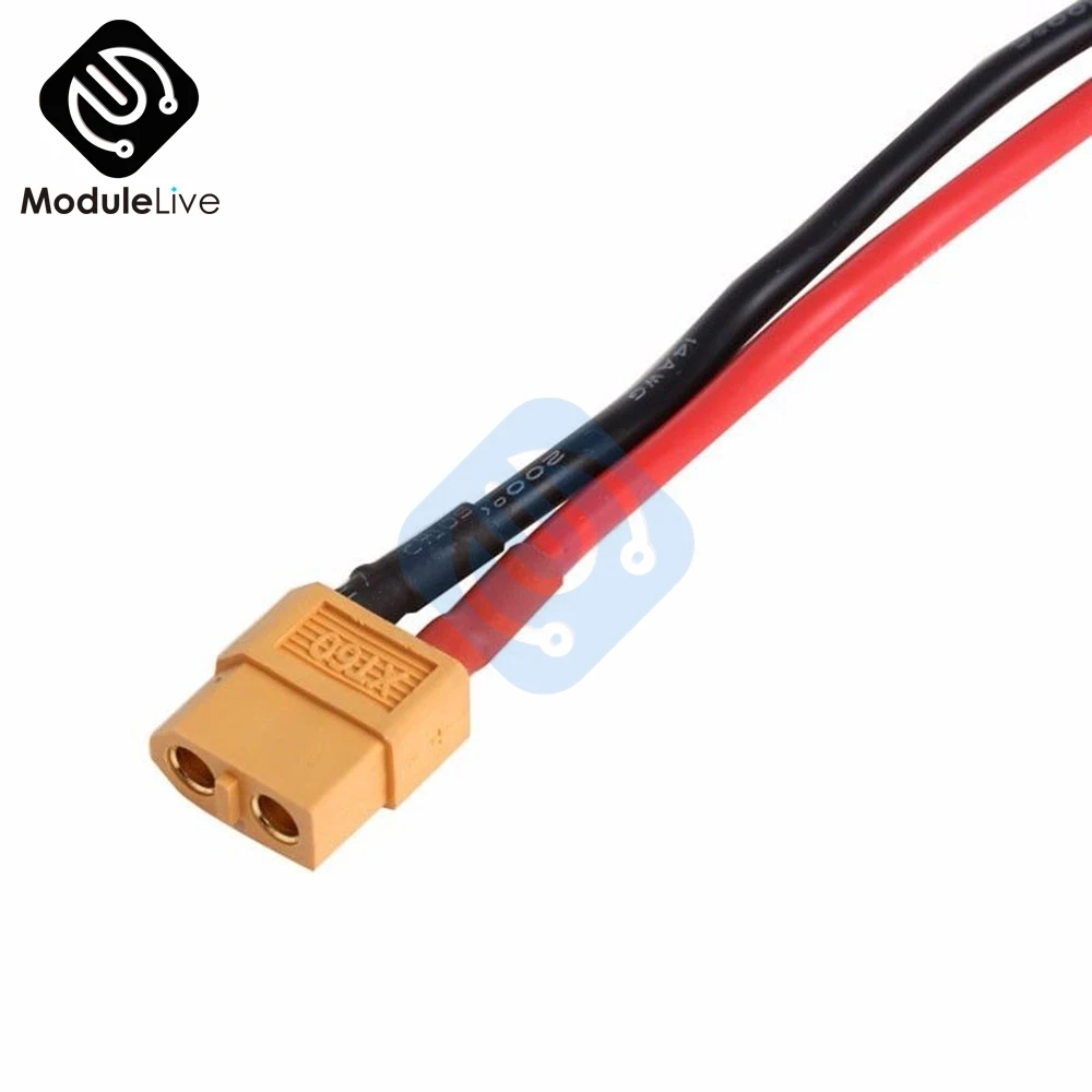 Штекерный разъем типа банан EC2 к штекеру XT60 переходник кабельная линия для
