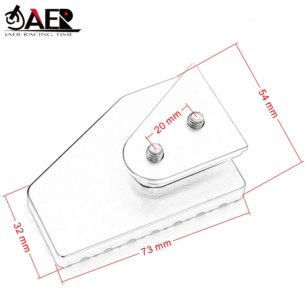 

For BMW F800GS F700GS F650GS Motorcycle Brake Lever Extension Support FootLever Extension Brake Peg Rear Enlarge