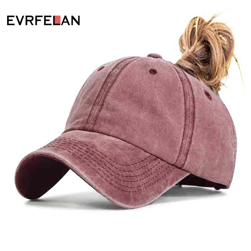 Evrfelan, модный дизайн, конский хвост, бейсбольная кепка для женщин, Snapback, папа, шапка, женская, моющаяся, шляпа, летняя, Спортивная, Солнцезащитная шляпа, bone, для девушек, gorras