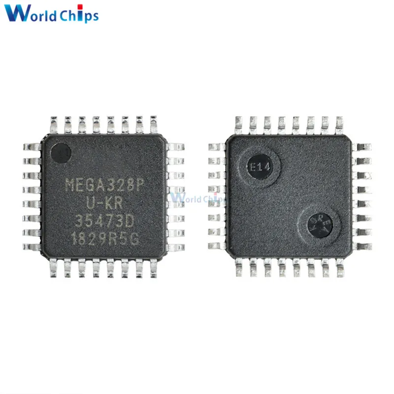 10 шт. ATMEGA328 ATMEGA328P TQFP32 QFP для поверхностного монтажа в виде AU SMD|Интегральные схемы| |