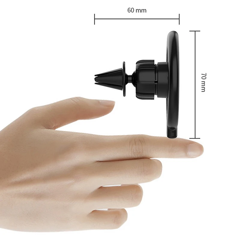 1psc car phone mount air vent charger holder for magsafe charger free global shipping