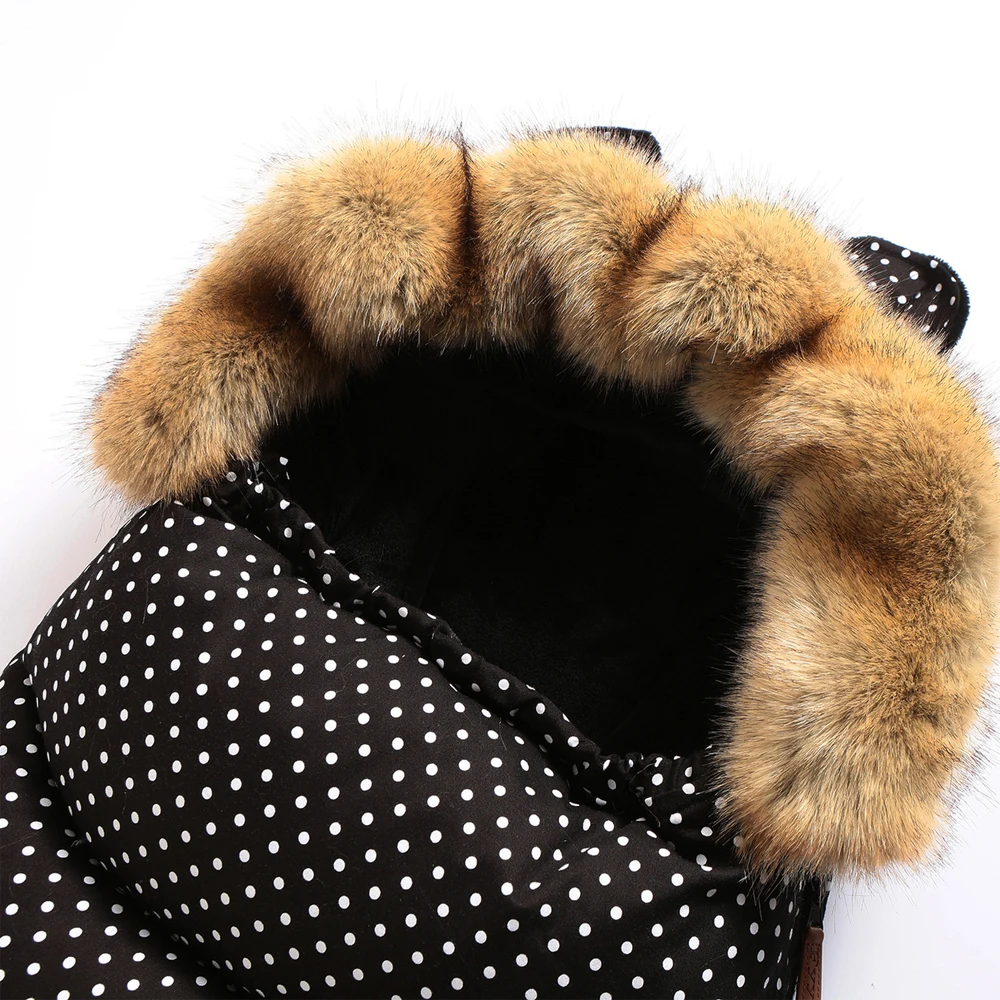 Детский спальный мешок для коляски сумка теплая зимняя Пеленка конверт