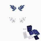 Новинка 2021, серьги-гвоздики в форме листьев LOUISON, изысканное украшение для подруги, романтическое роскошное ювелирное украшение, подарок