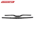 Полностью карбоновый горный велосипедный руль Ullicyc 3K, глянцевый черный, плоскийподъемный руль, запчасти для велосипеда 31,8*580-740 мм CB186