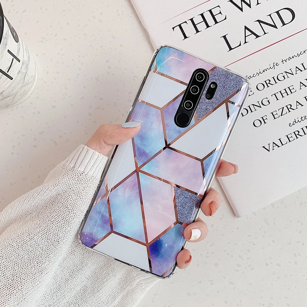 Силиконовый чехол для Xiaomi Redmi Note 8 Pro модная мягкая задняя крышка из ТПУ с