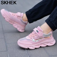 skhek sneakers fashion children flat shoes infant kids baby girls boys solid stretch mesh sport run sneakers shoes 4 12 years