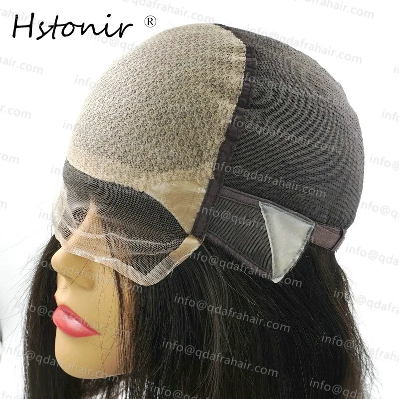 Парик Hstonir из 100% гуманного кружева парик Humain Hair Европейский купольный для женщин