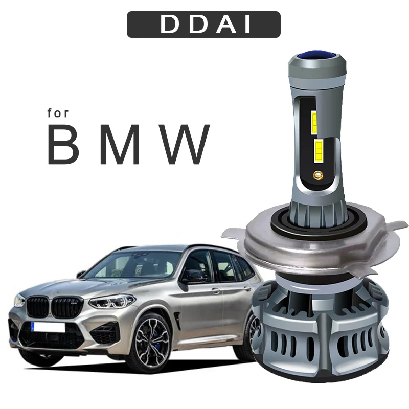 DDAI Супер Яркий H7 светодиодный H4 автомобильный головной светильник для bmw e46 e80 e90 60