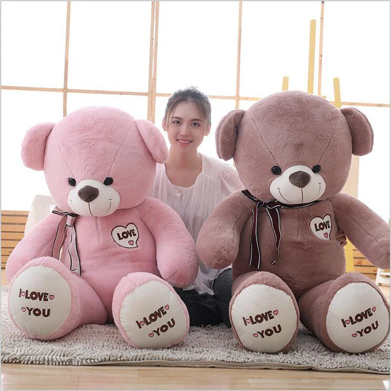 Плюшевый медведь LOVE плюшевая игрушка мягкий большой для обнимания игрушки Dolll