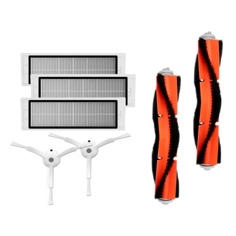 

HOT！-for Xiaomi Roborock S50 Accessories Robot Vacuum Cleaner Parts Washable HEPA Filter Main Brush Side Brush Spare Parts