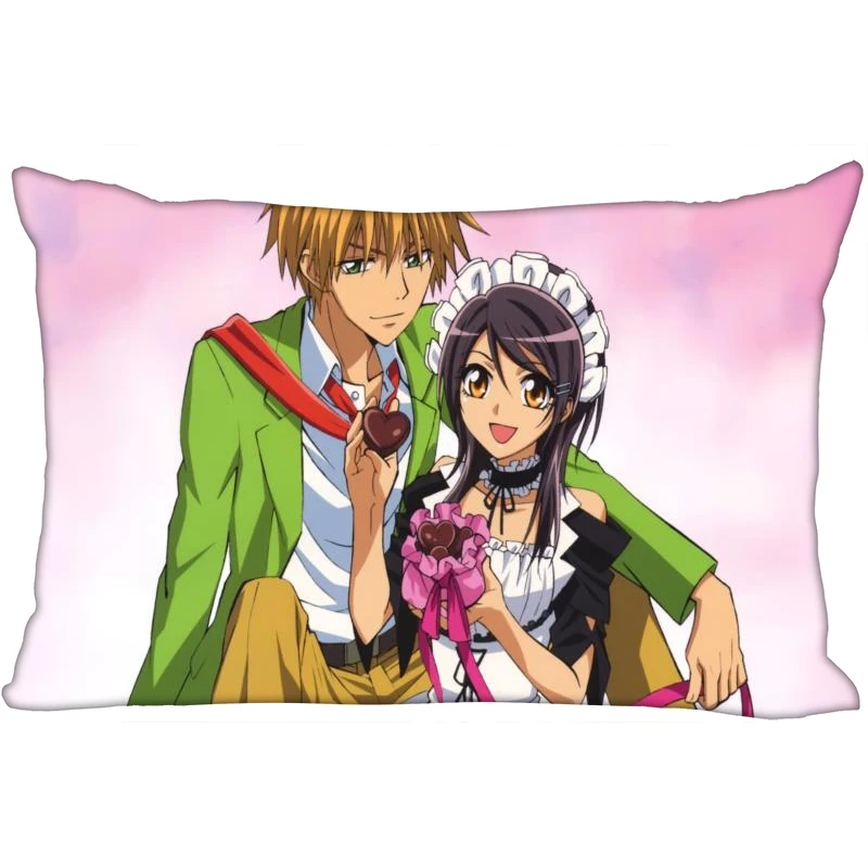 Декоративная прямоугольная наволочка Wa Maid-Sama с аниме 45x35 см (одна сторона) | Дом и