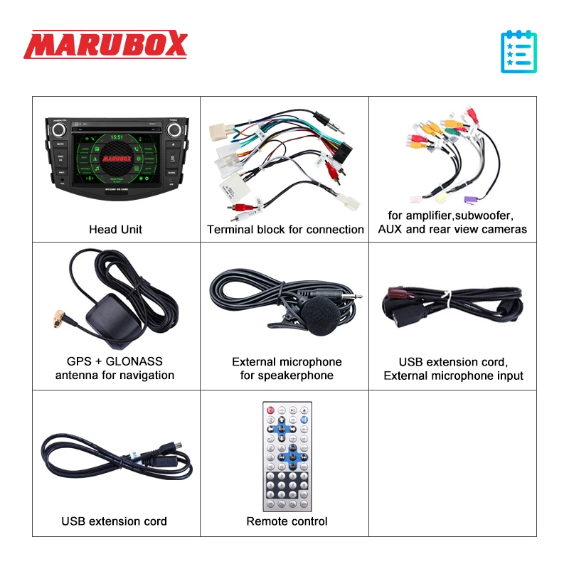 Marubox KD7606 DSP DVD Штатная магнитола для Тойота РАВ4 Головное устройство Toyota RAV4 2005-2013