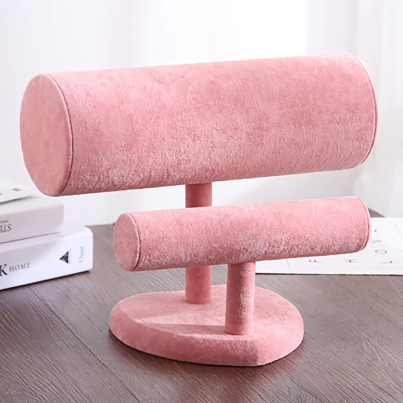 T-Bar держатель для волос с застежкой розничный магазин стойка хранения ювелирных