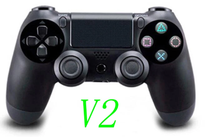 JIE LI проводной контроллер PS4 Bluetooth геймпад для sony playstation Dualshock 4 Вибрационный джойстик без аккумулятора без разъема для наушников - Цвет: black v2