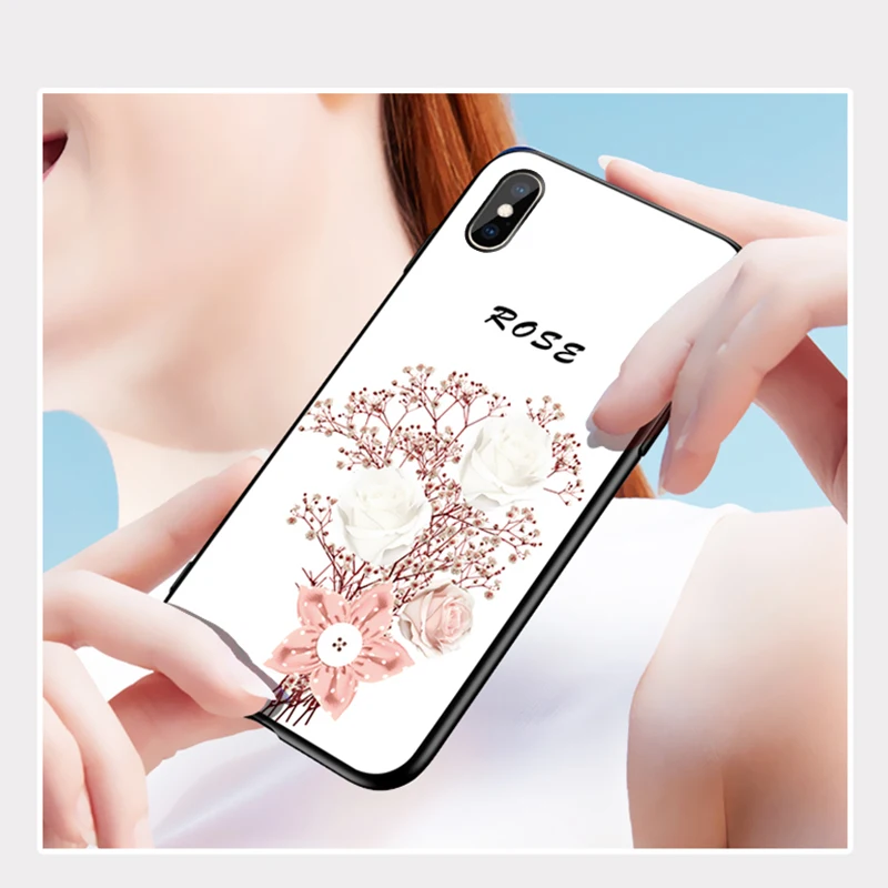 Чехол в виде светящегося стекла для iPhone 6 6s 7 8 Plus чехол телефона УФ-светильник