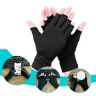 Перчатки при артрите компрессионные перчатки Поддержка и тепло пальцев хлопок ткань Спорт на открытом воздухе перчатки для рук суставов пальцев; Прямая поставка