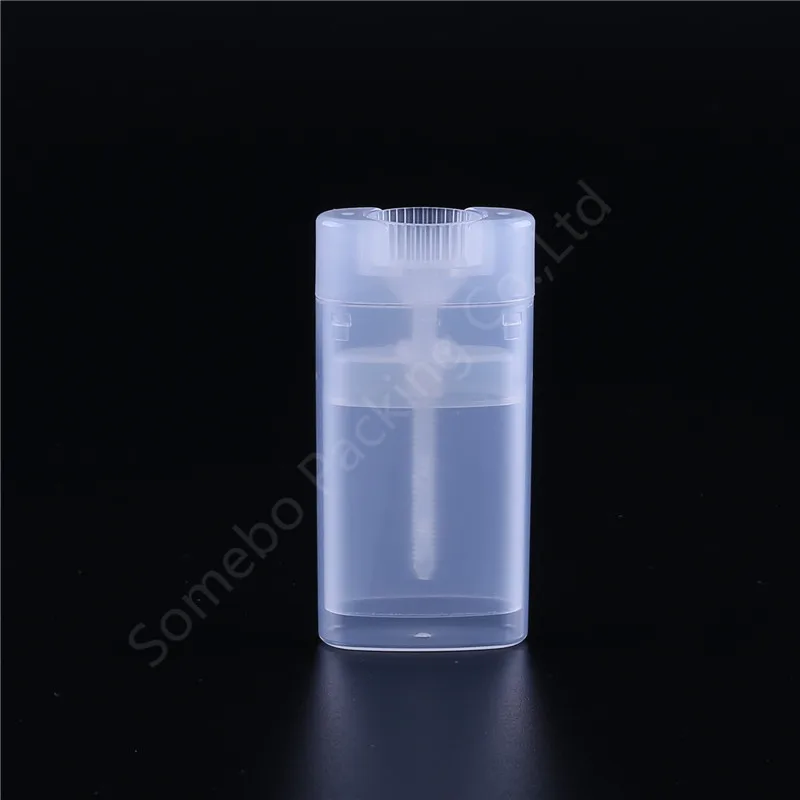 50 шт. большая емкость 15 г Пустой Овальный пластик PP белый прозрачный дезодорант