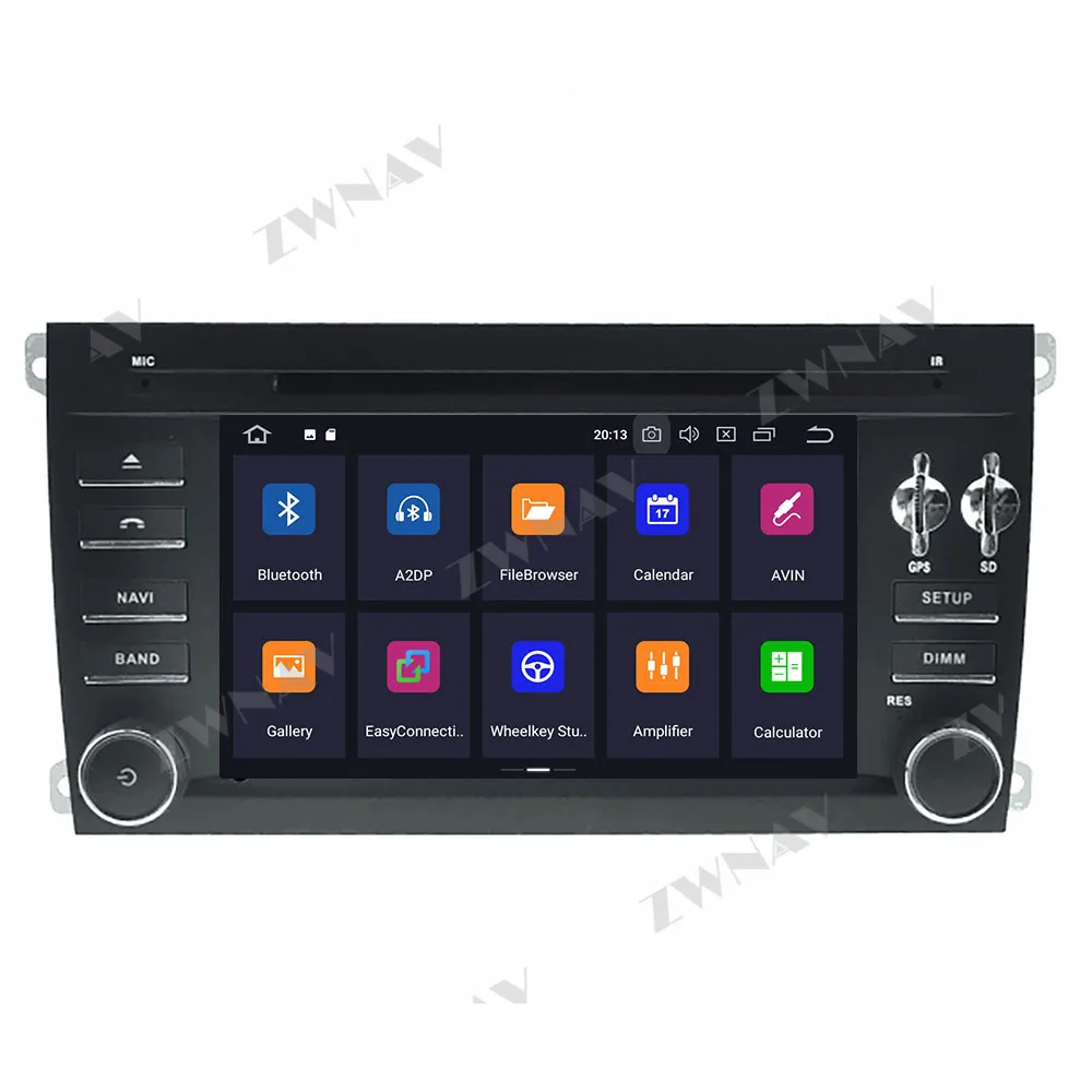 Carplay для Porsche Cayenne 2003 2004 2005 2006 2007 2008 2009 2010 Android 10 плеер GPS аудио стерео радио рекордер