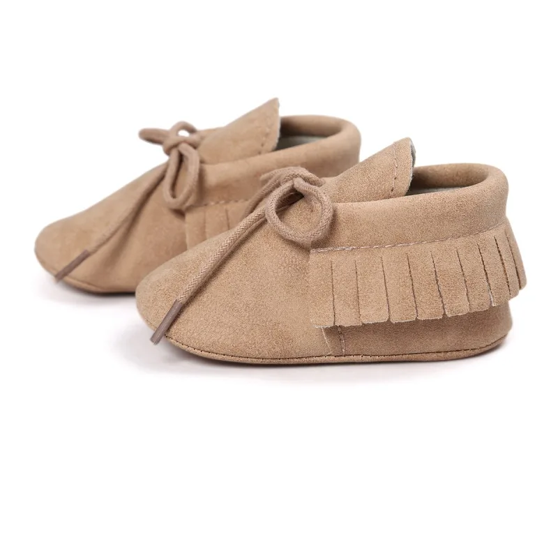 

Newborn Baby Girl Boy Shoes Kids Crib Infant Babe Star Pattern Handsome Retro Shoes Classic Leisure PU Leather First Walkers