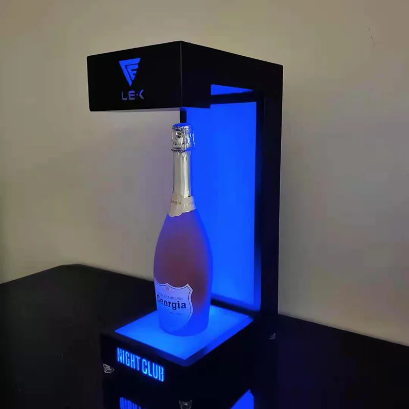 Пользовательский светодиодный лопаты световой Винная стойка Класс вина модными