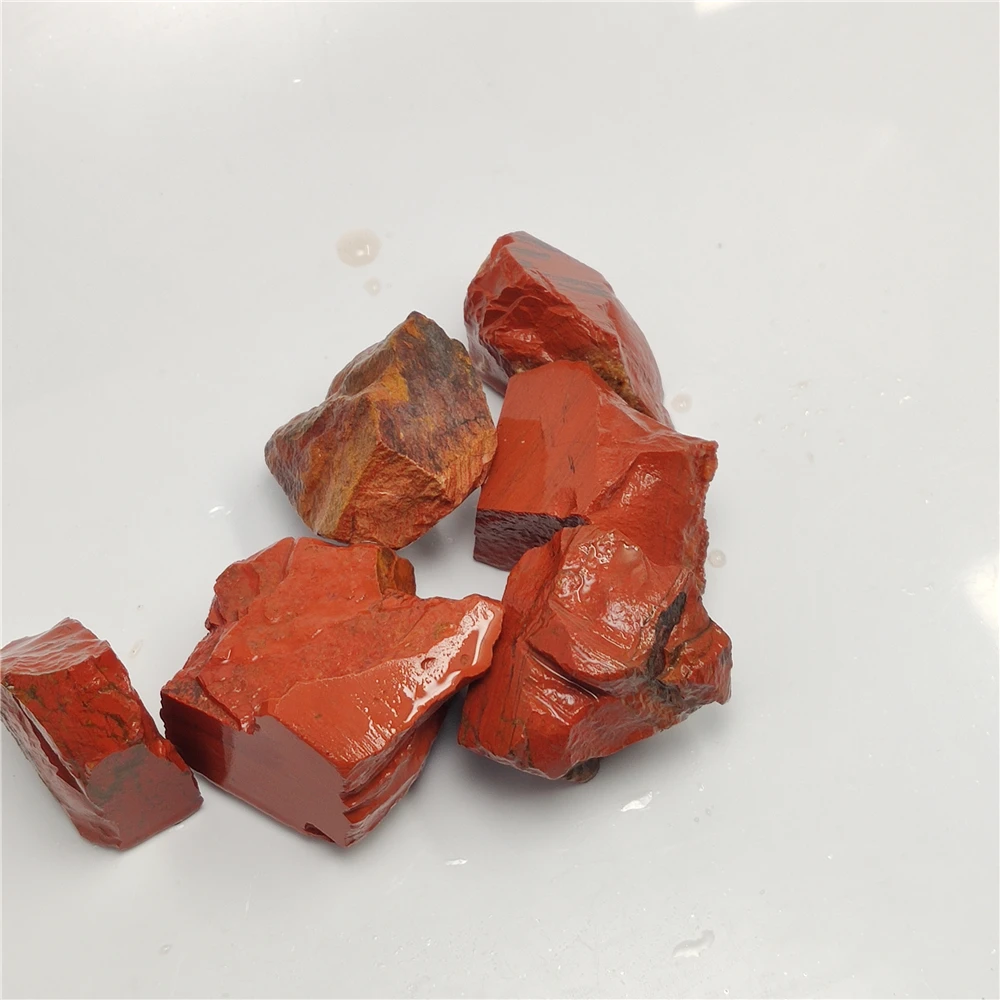 

Red Jasper Stones UNPolished Stone Healing Crystal Gemstones Fish Tank Aquarium Decor Home Ornament Stone