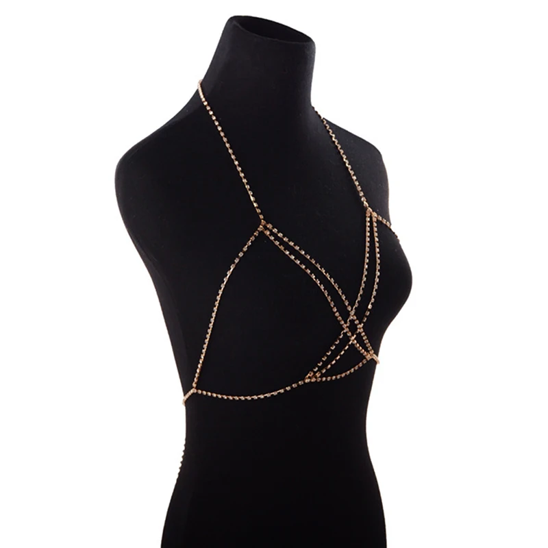 Модное женское ожерелье Стразы 2020 ювелирные изделия бриллиантовый бюстгальтер с