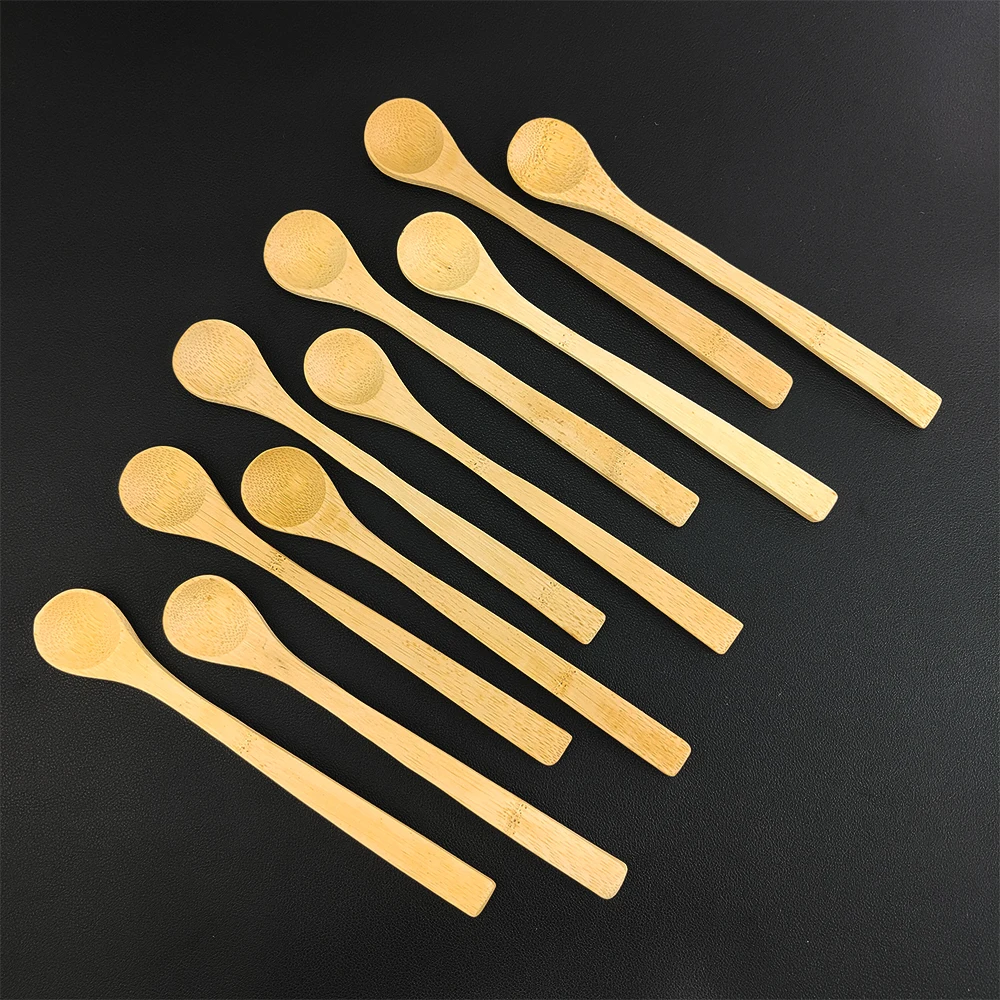 Лидер продаж кофейная ложка с длинной ручкой креативная посуда из массива дерева