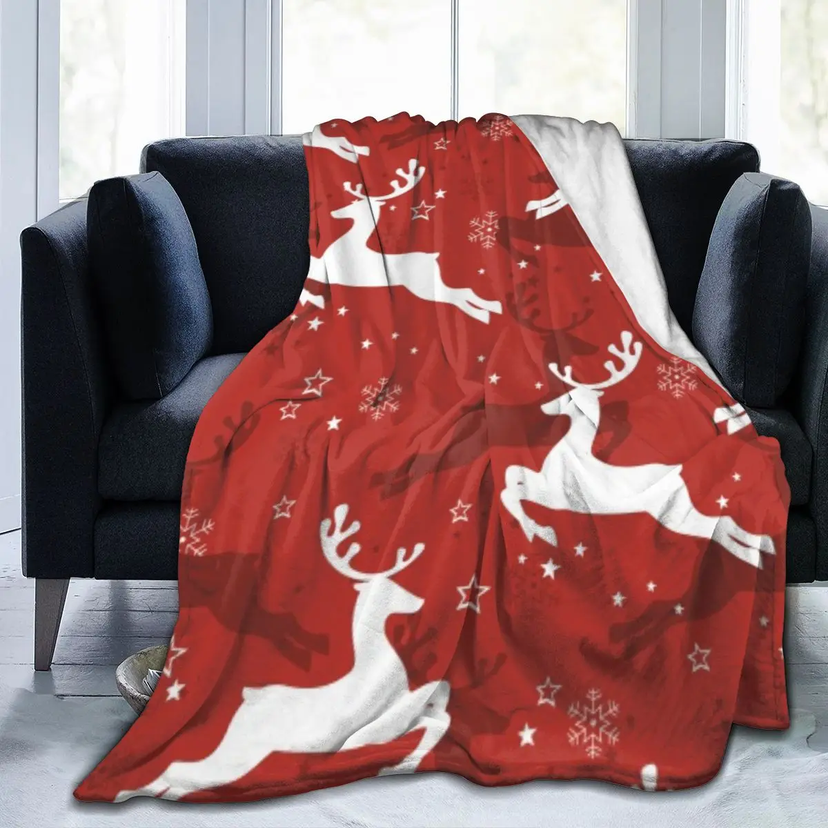 

Merry Christmas Pinetree Santa Claus Warm Cozy Fleece Blanket For Kid Adult Bed Xmas Dropship Wholesale Winter Flannel Throws
