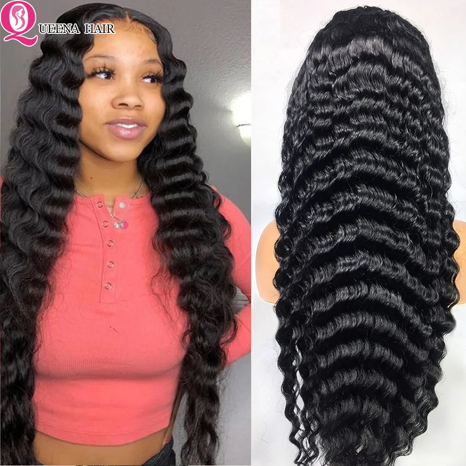 30 inch Loose Deep Wave Wig Wet and Wavy Lace Front Wig Remy Loose Deep Lace Front Wig Transparent Lace Front Human Hair wigs