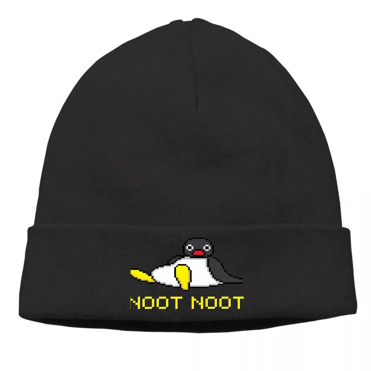 

Шапочки Pingu Pinga с глиняным анимационным рисунком, облегающие шапки, шапки s, облегающие вязаные зимние теплые шапки, шапки, лыжная шапка в сти...