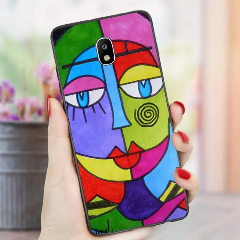 

Picasso abstract Art painting Phone Case for huawei mate 10 20 lite 20X mate 30 40 pro Black Soft Case nax fundas cover
